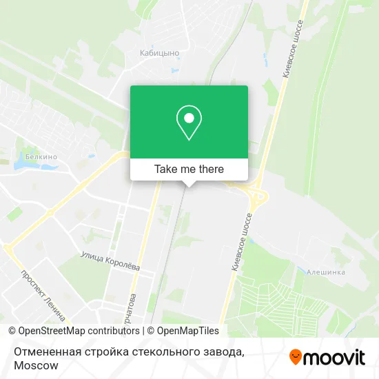 Отмененная стройка стекольного завода map