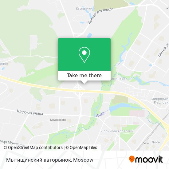Мытищинский авторынок map