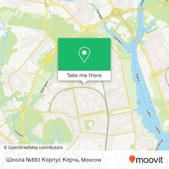 Школа №883 Корпус Керчь map