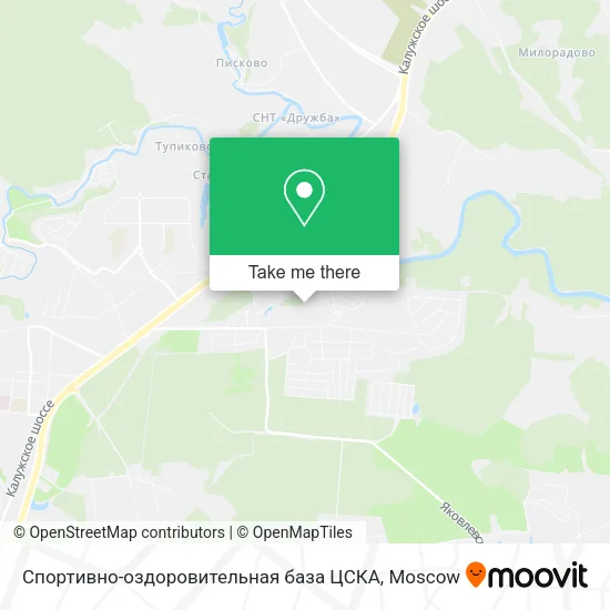 Спортивно-оздоровительная база ЦСКА map