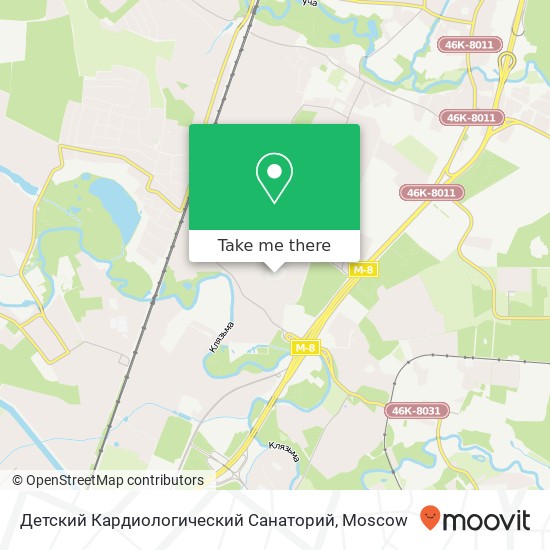 Детский Кардиологический Санаторий map