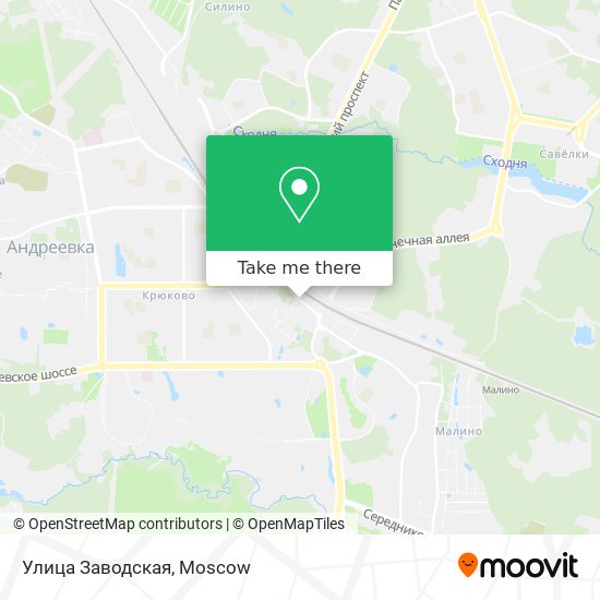 Улица Заводская map
