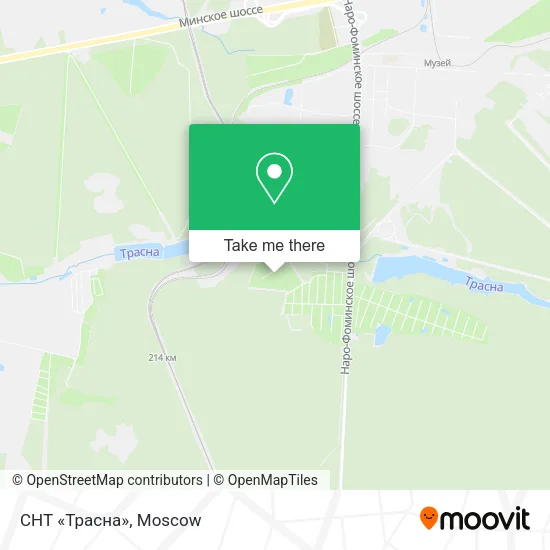 СНТ «Трасна» map