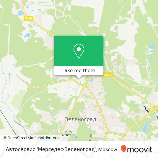 Автосервис "Мерседес-Зеленоград" map
