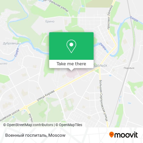 Военный госпиталь map