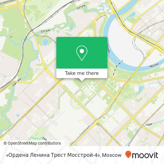 «Ордена Ленина Трест Мосстрой-4» map