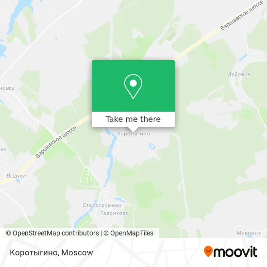 Коротыгино map