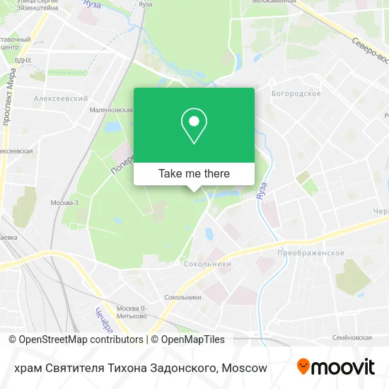 храм Святителя Тихона Задонского map