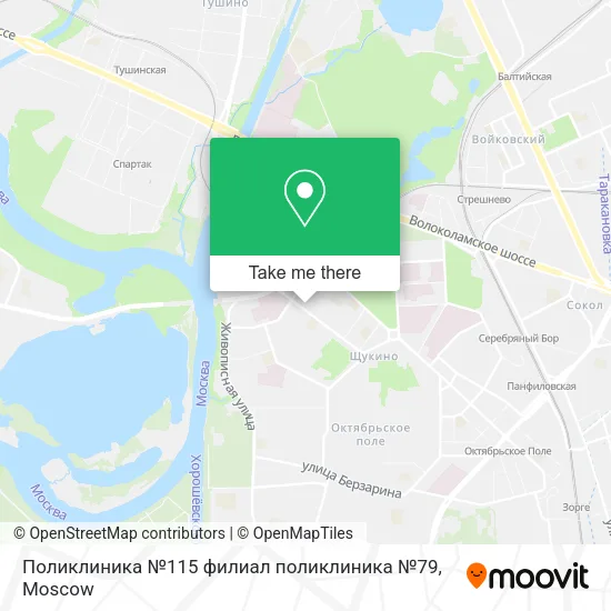 Поликлиника №115 филиал поликлиника №79 map