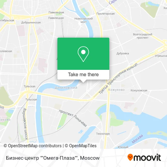 Бизнес-центр ""Омега-Плаза"" map
