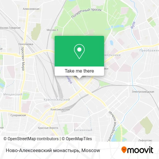 Ново-Алексеевский монастырь map