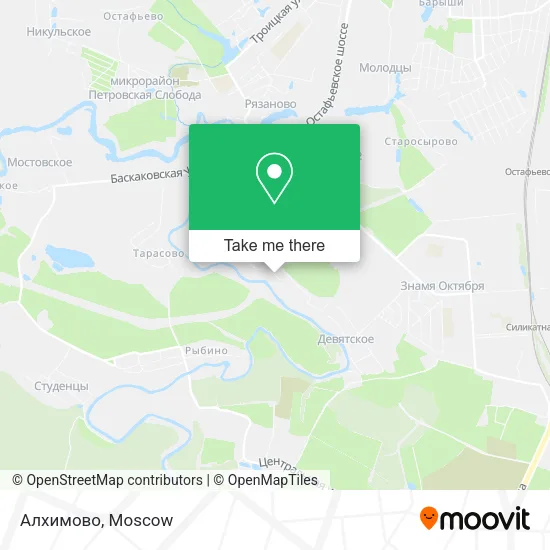 Алхимово map