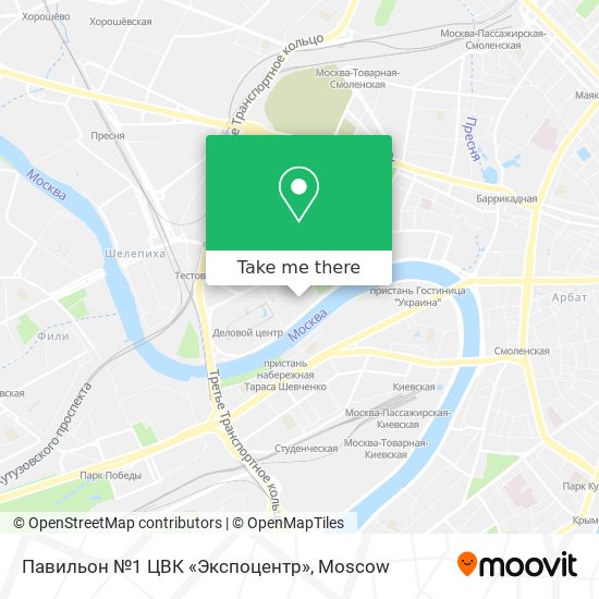 Павильон №1 ЦВК «Экспоцентр» map