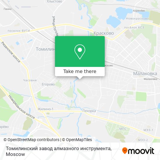 Томилинский завод алмазного инструмента map