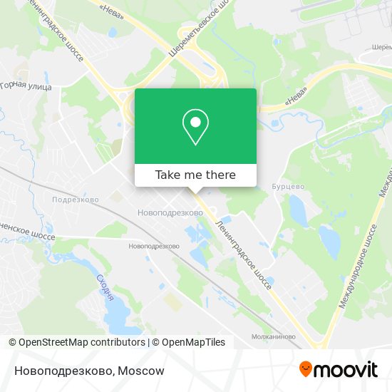 Новоподрезково map