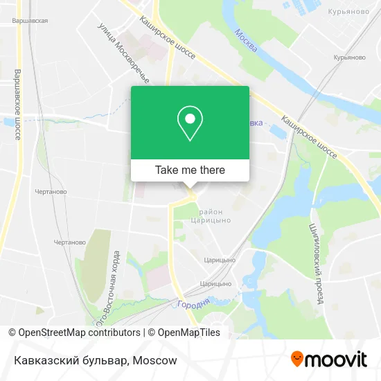 Кавказский бульвар map