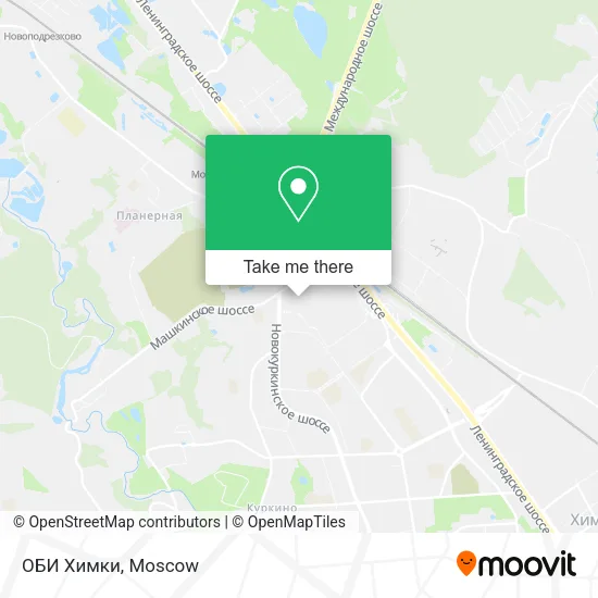 ОБИ Химки map