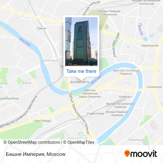Башня Империя map