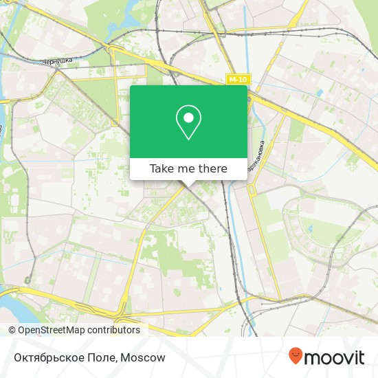 Октябрьское Поле map