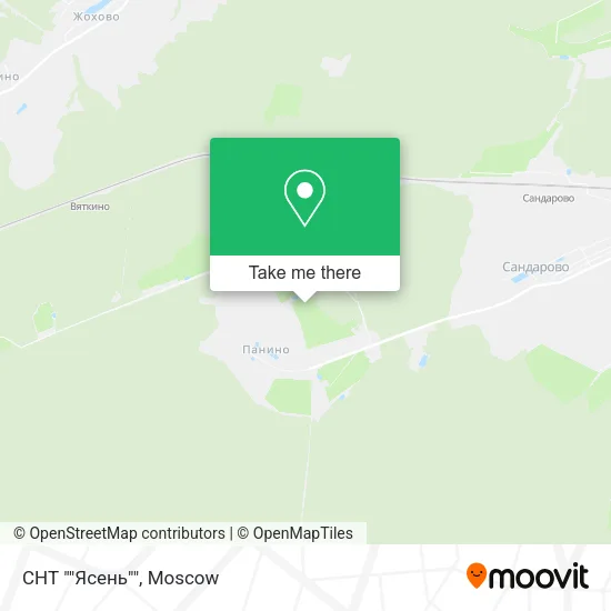 СНТ ""Ясень"" map