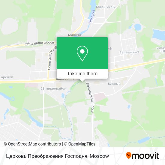 Церковь Преображения Господня map