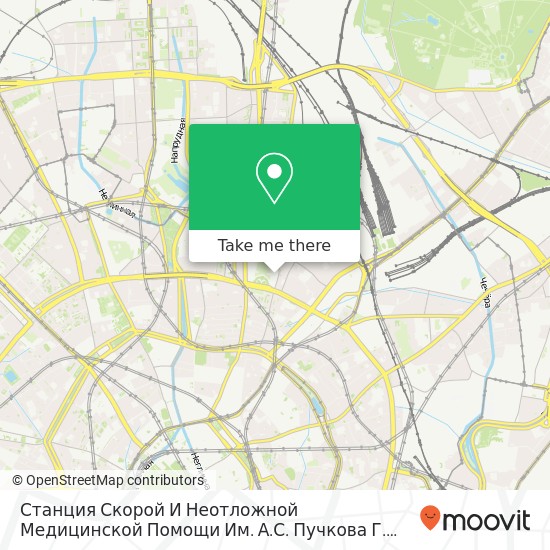Станция Скорой И Неотложной Медицинской Помощи Им. А.С. Пучкова Г. Москвы map