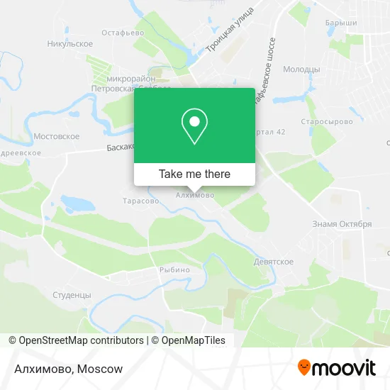 Алхимово map