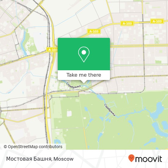 Мостовая Башня map