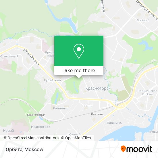 Орбита map