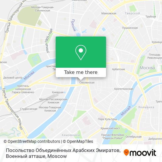 Посольство Объединённых Арабских Эмиратов, Военный атташе map