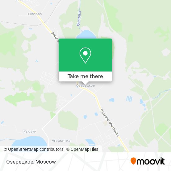 Озерецкое map