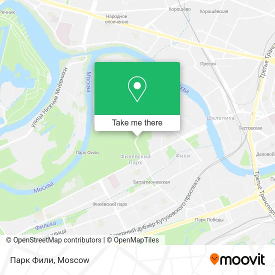 Парк Фили map