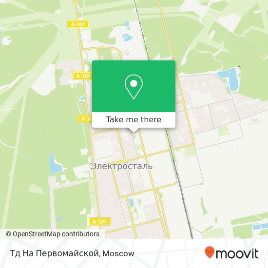 Тд На Первомайской map