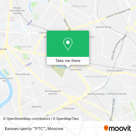Бизнес-центр ""РТС"" map