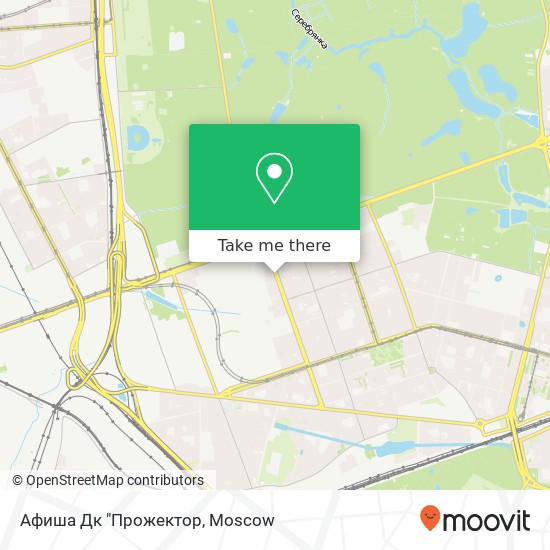 Афиша Дк "Прожектор map