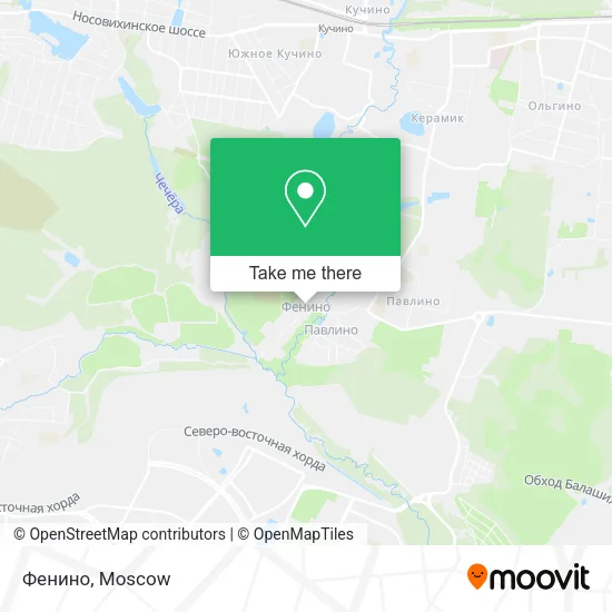 Фенино map