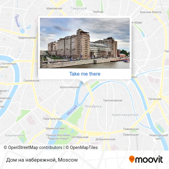 Дом на набережной map