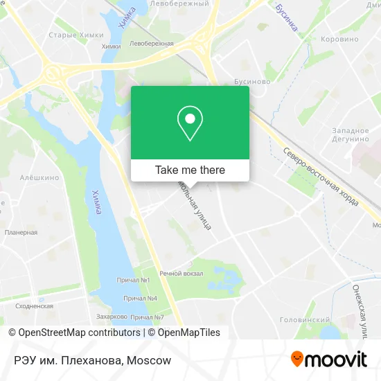 РЭУ им. Плеханова map