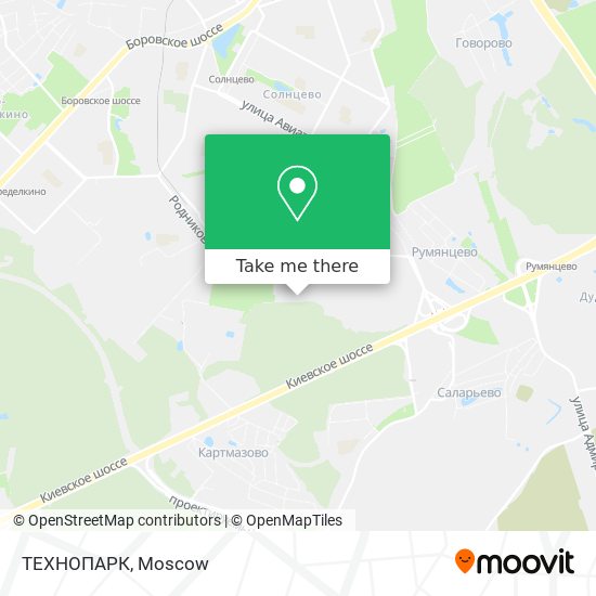 ТЕХНОПАРК map