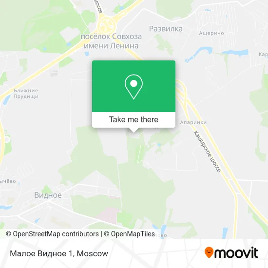 Малое Видное 1 map