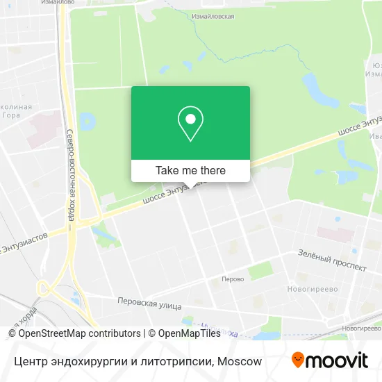 Центр эндохирургии и литотрипсии map