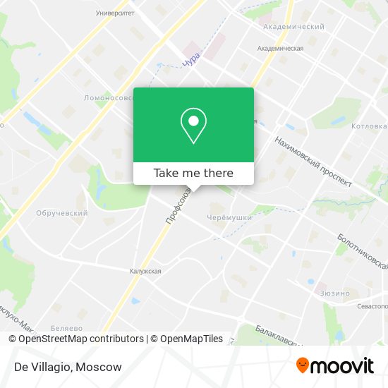 De Villagio map