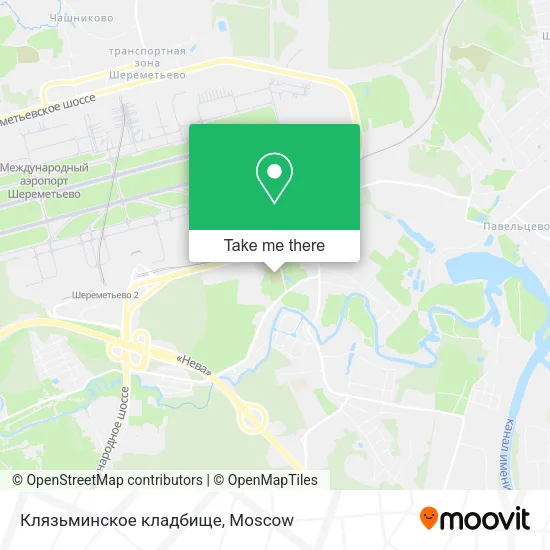 Клязьминское кладбище map