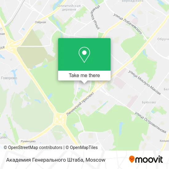 Академия Генерального Штаба map