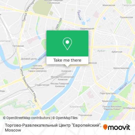 Торгово-Развлекательный Центр "Европейский" map