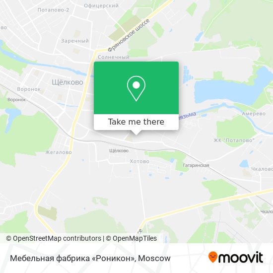 Мебельная фабрика «Роникон» map