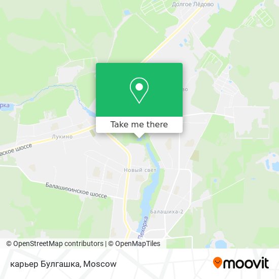 карьер Булгашка map