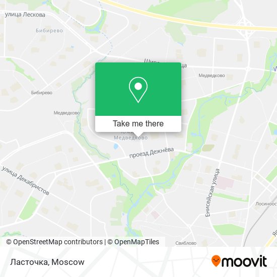 Ласточка map