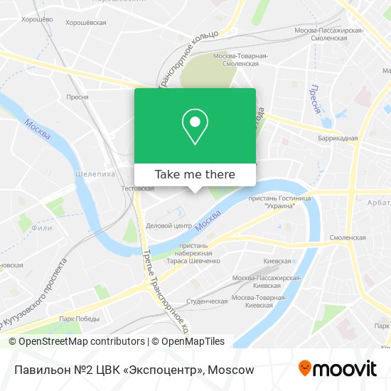 Павильон №2 ЦВК «Экспоцентр» map