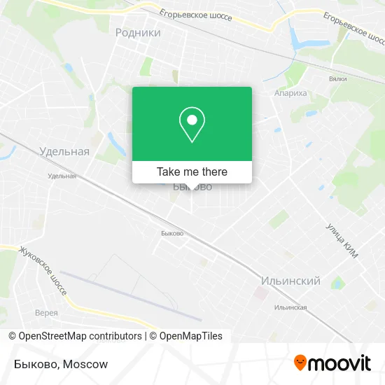 Быково map
